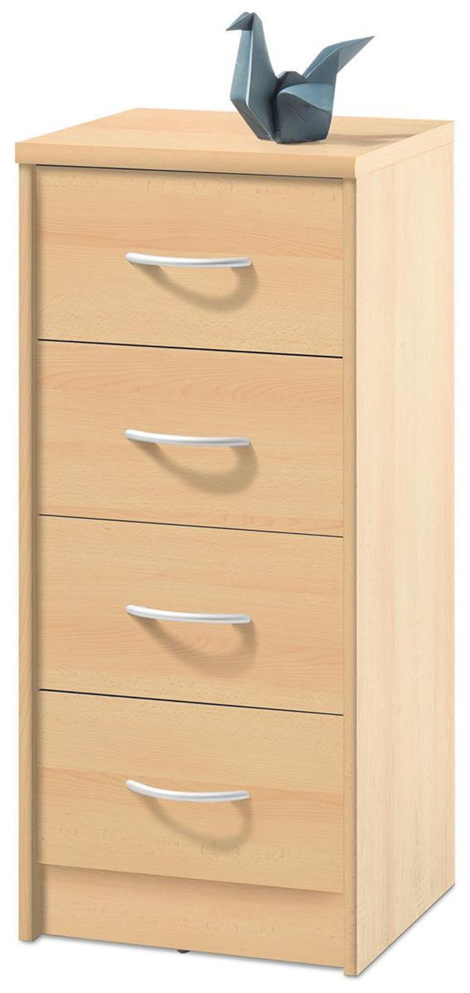 Kommode "Olli IX" – moderne Stauraum-Kommode mit 4 Schubladen und kompakter Grundfläche