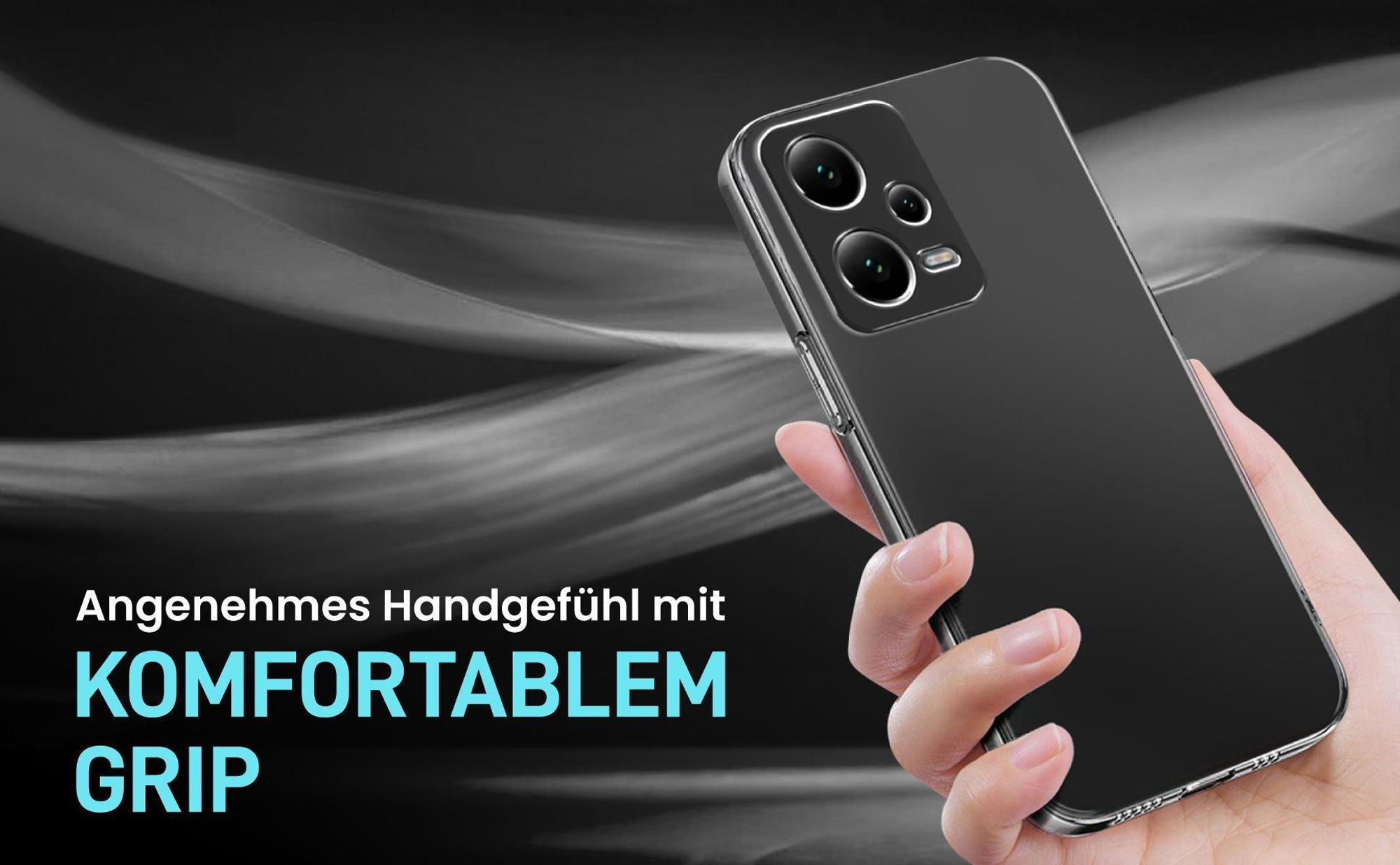 Case für Xiaomi Redmi Note 12 5G aus strapazierfähigem und schmutzabweisendem Material