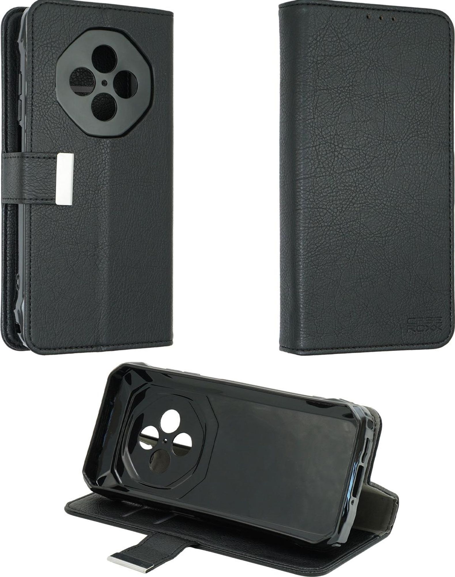caseroxx Handy Hülle Tasche kompatibel mit Blackview Fort 1 Bookstyle-Case Wallet Case Bild 1
