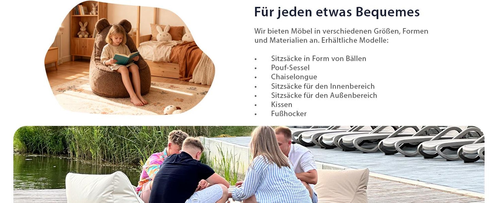 Ecopuf, Keiko, Sitzkissen Sessel Bean Bag, Sitzsack, für Innen, Cord, 100x80x85cm