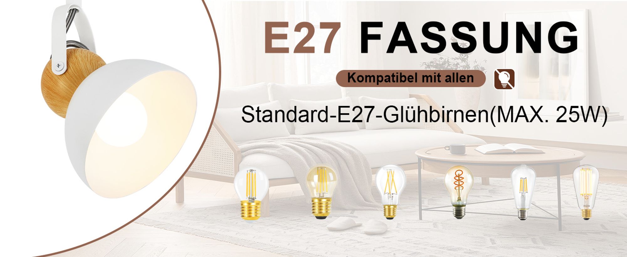 ZMH Deckenstrahler Vintage Weiß Deckenlampe 2 Flammig Retro Strahler E27 Flurlampe Schwenkbar 350° Metall Deckenspots Industrial Innen Deckenleuchte für Flur Küche Eingang Wohnzimmer Schlafzimmer