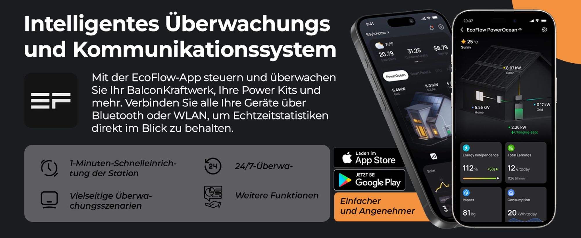 Sunniva Balkonkraftwerk Mobile App zur Überwachung