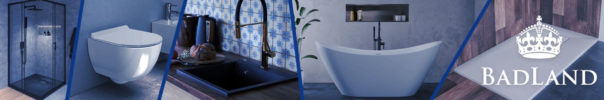 Wanna Akrylowa Zestaw 4w1 Asymetryczna 160x75 Prawa Biała + Obudowa Akrylowa, Nowoczesny Premium Syfon i Nogi (stelaż) w komplecie | BADLAND AVITA