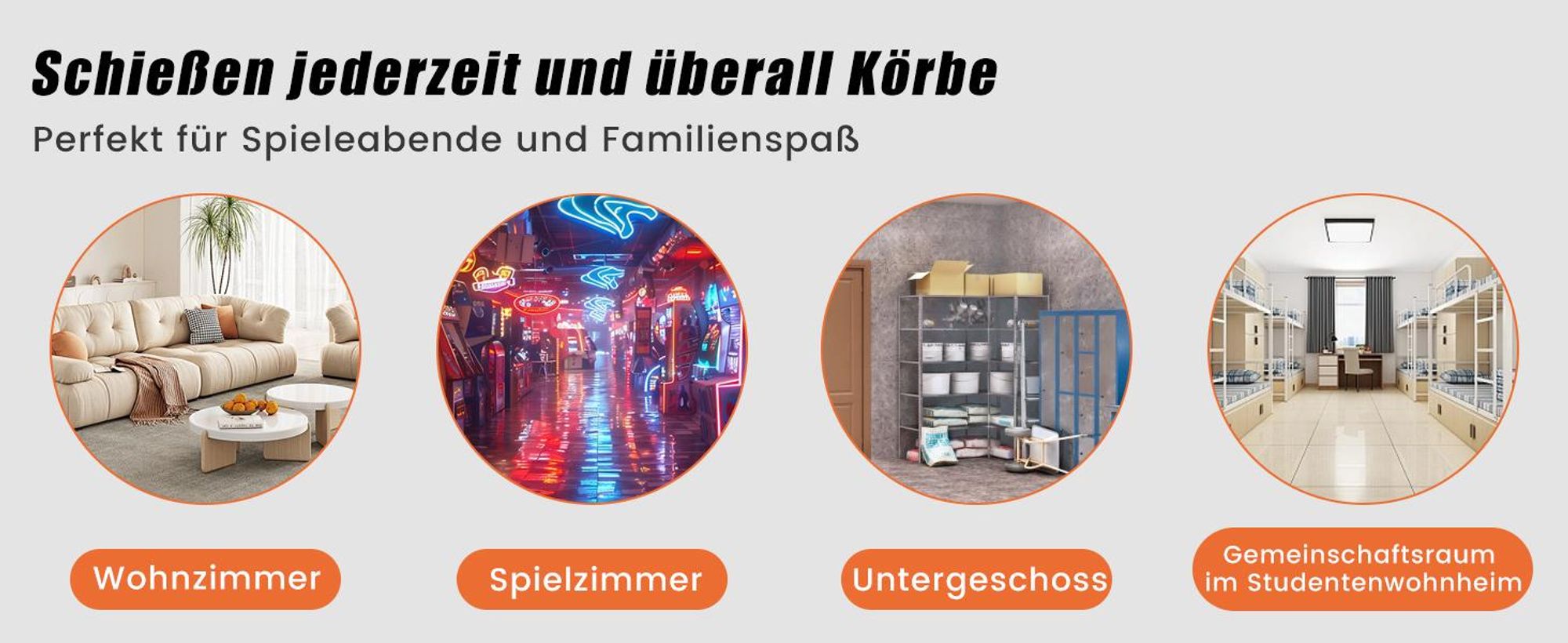 COSTWAY Basketballkorb Basketball Automat inkl. 4 Bällen klappbar Basketballständer Basketballspiel Schießmaschine