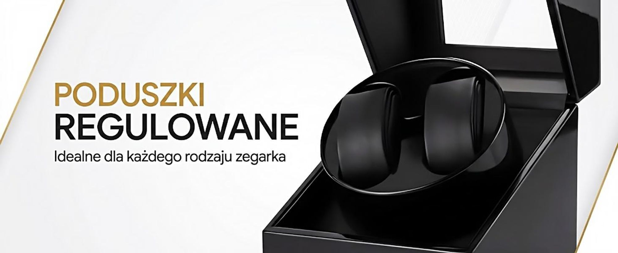 Nawijacz do zegarków Olvy na 2 zegarki, Nawijacz do zegarków Niezwykle cichy silnik, Miękka poduszka do zegarków, Nawijacz do zegarków
