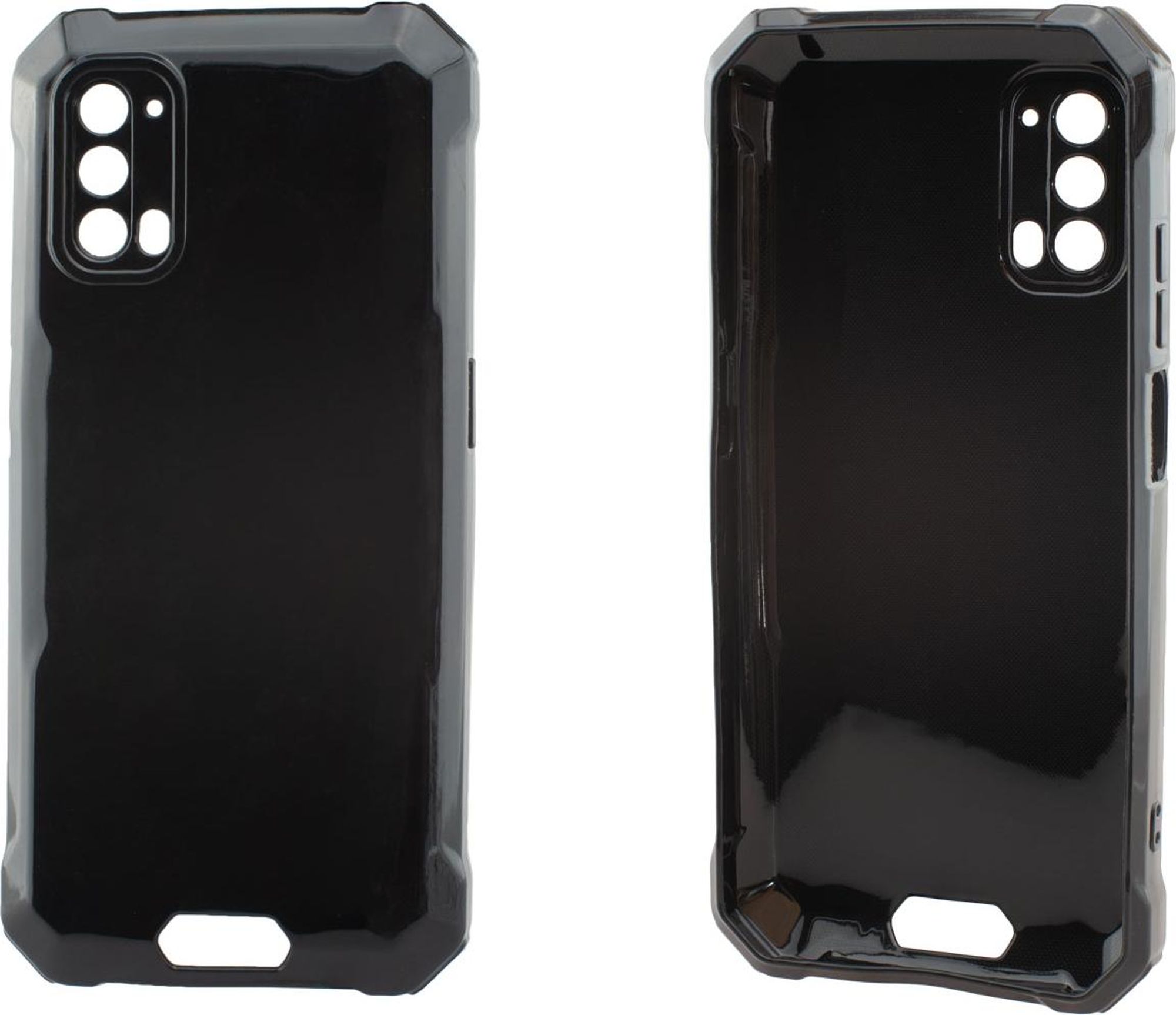 caseroxx Schutz-Hülle TPU-Hülle kompatibel mit Blackview BV7100, Gummi Handy Tasche schwarz  Bild 1