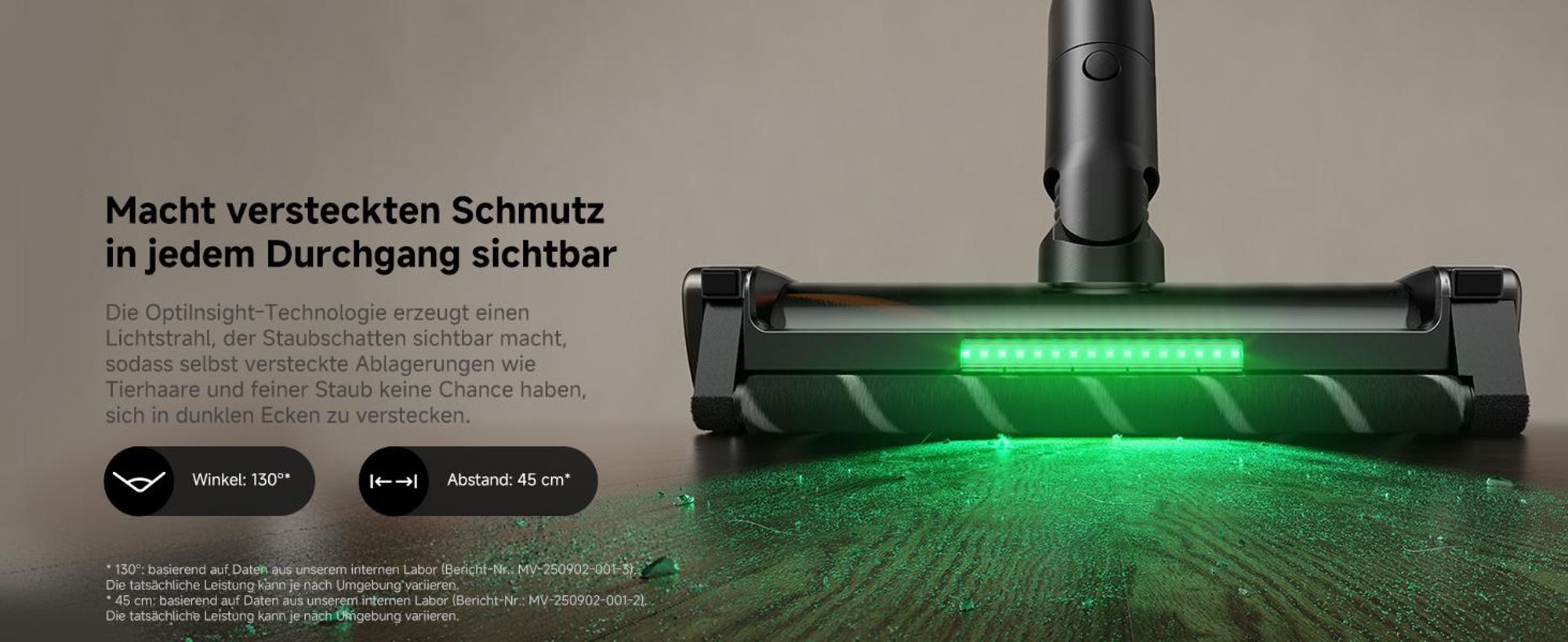 MOVA G70 Complete – Kabelloser Stielstaubsauger mit Roboterarm, starke Leistung und kontinuierliche Reinigung