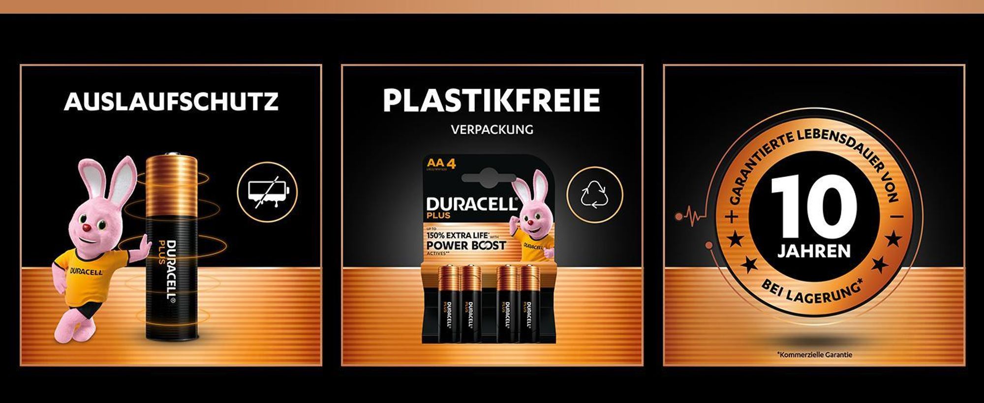 Duracell AA Batterien Alkaline 1,5 V mit Powerboost Technologie für elektronische Geräte