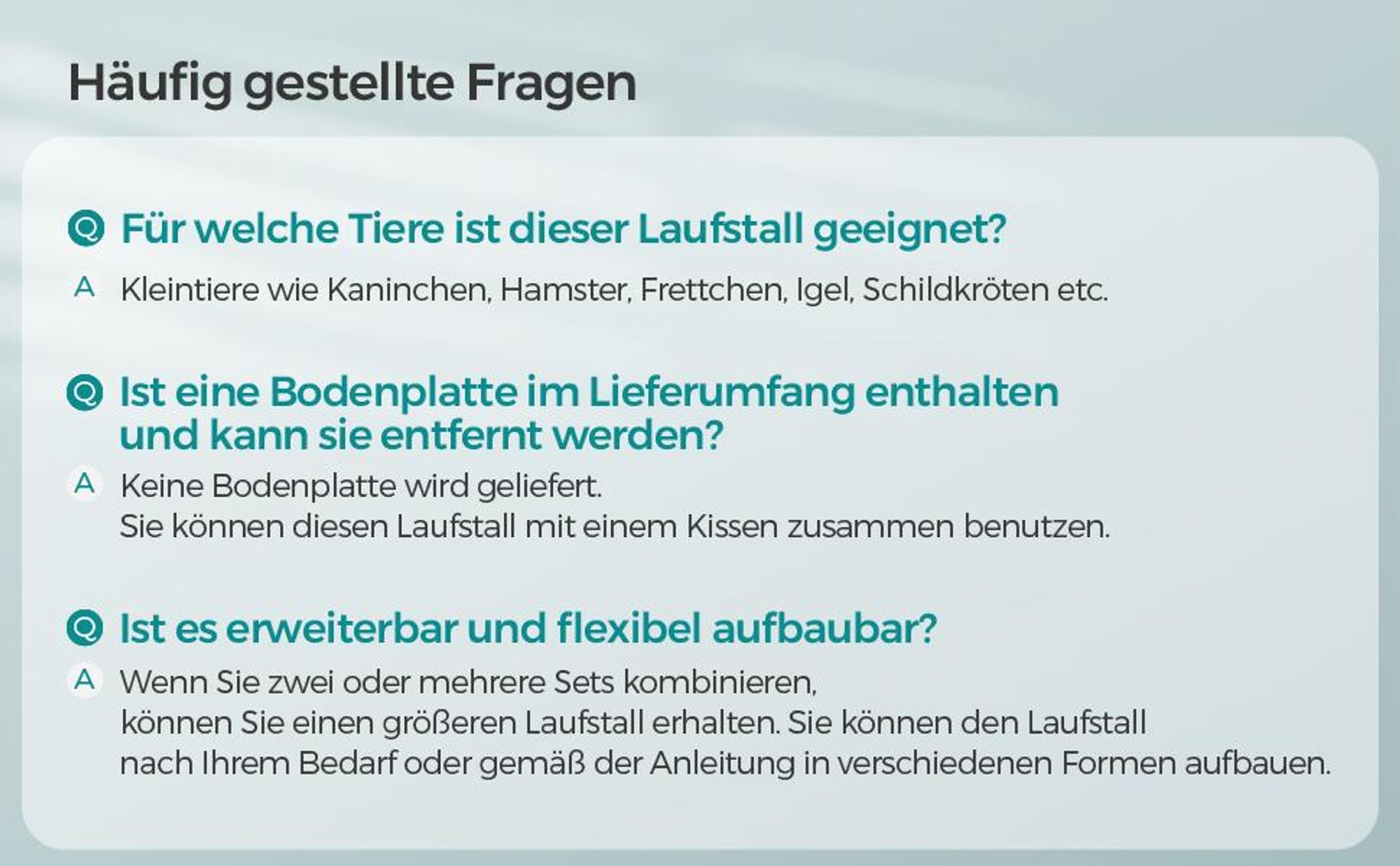 SONGMICS Kleintierkäfig, Kleintiergehege, Freilauf, Metallgitter, DIY weiß
