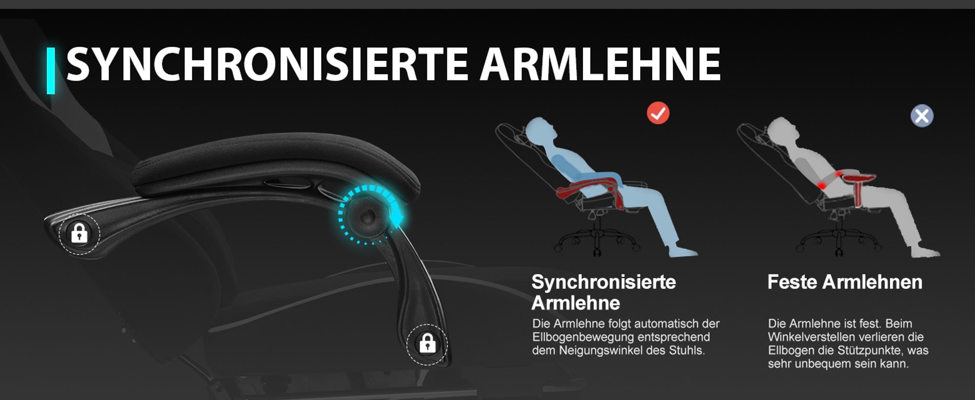 GTPLAYER Gaming Stuhl Ergonomischer Gaming Sessel Schreibtischstuhl mit Stoffoberfläche Atmungsaktiver Bürostuhl Federsitzkissen mit Fußstütze weiß