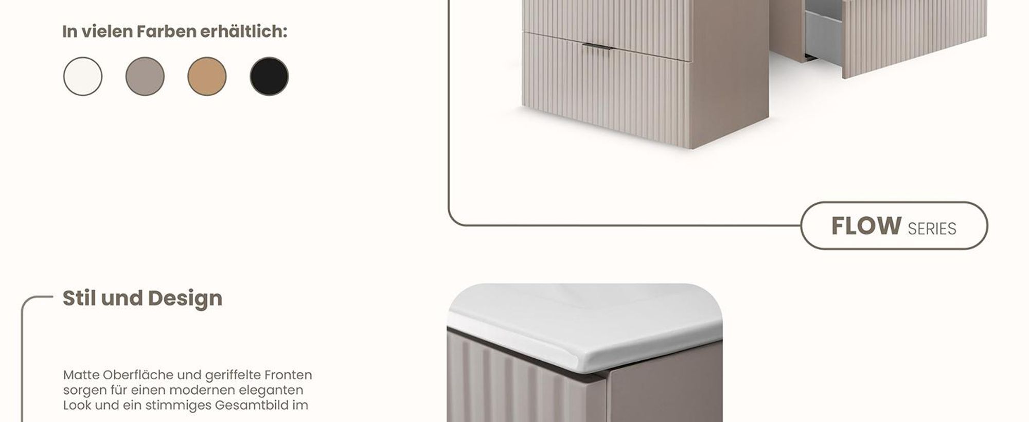 RODAN, Badmöbel, Badschrank, Badezimmermöbel, Badezimmer, MODERN, Waschbeckenunterschrank
