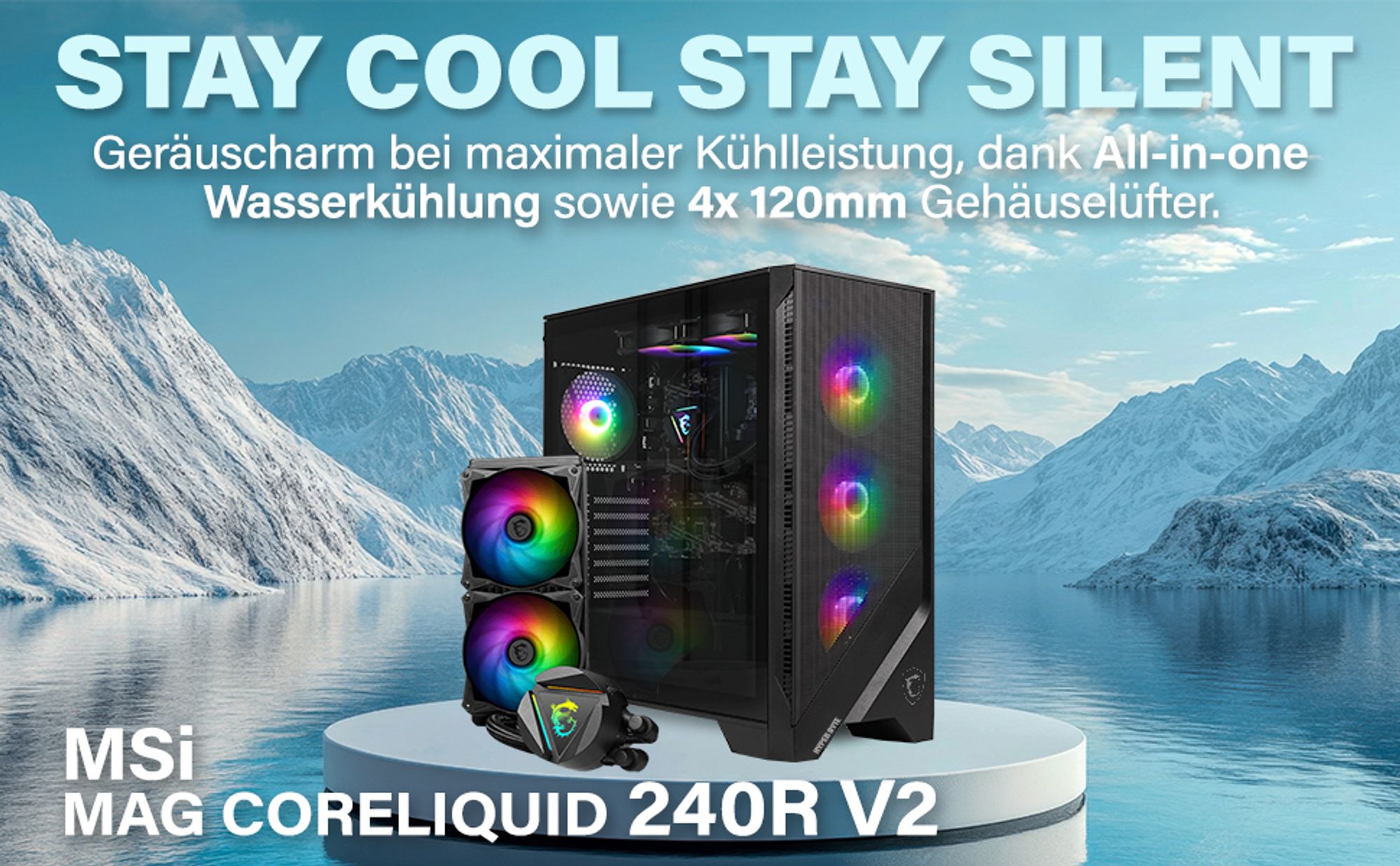 Hyper Byte® Gaming PC - High End – Computer mit AMD Ryzen 7 5700G | 4,6 GHz | Vega 8 | 16GB RAM | 1TB SSD | Wasserkühlung | 4K Raytracing | Win11 Pro