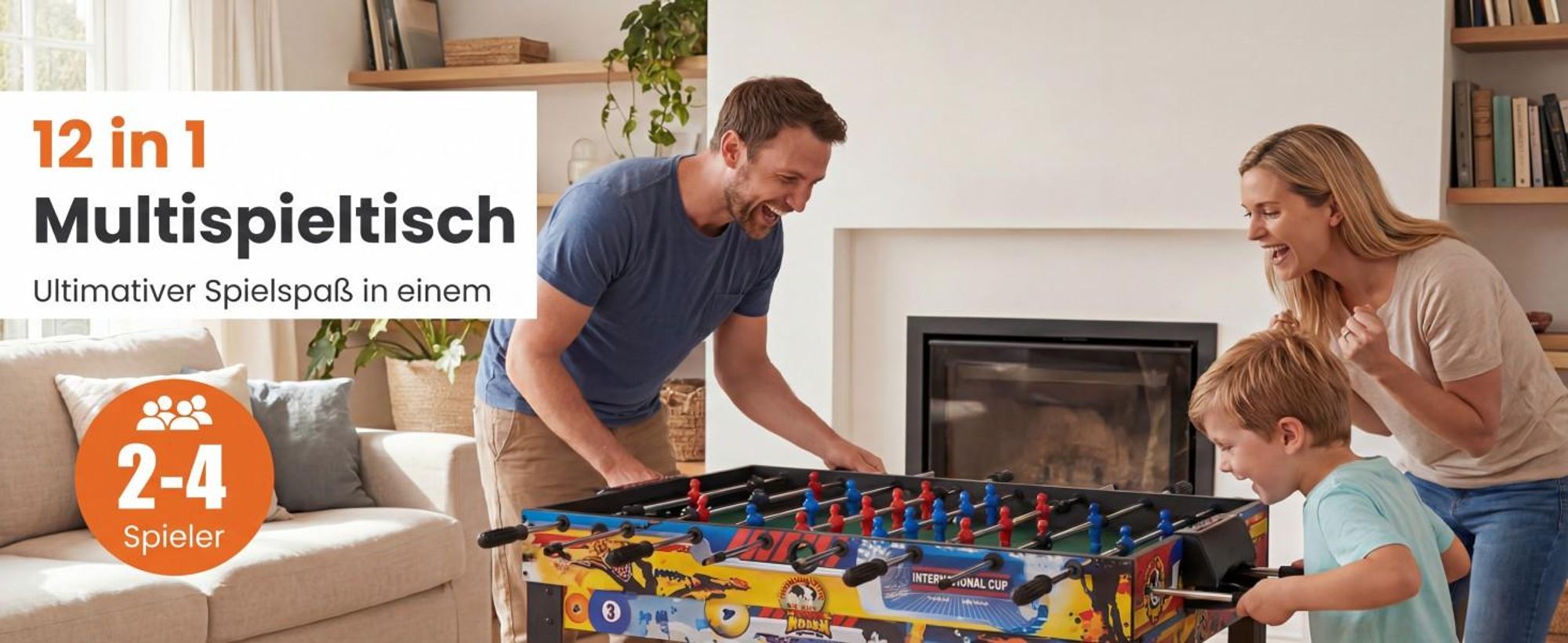 COSTWAY 12 in 1 Spieltisch, Tischspiel mit Tischfußball, Airhockey, Billard, Tischtennis, Schach, Bowling & Shuffleboard, Kombi-Tisch Aktivitätstisch