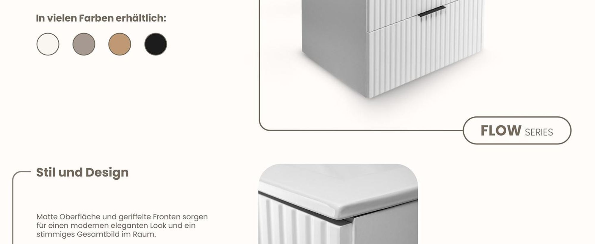 RODAN, Badmöbel, Badschrank, Badezimmermöbel, Badezimmer, MODERN, Waschbeckenunterschrank