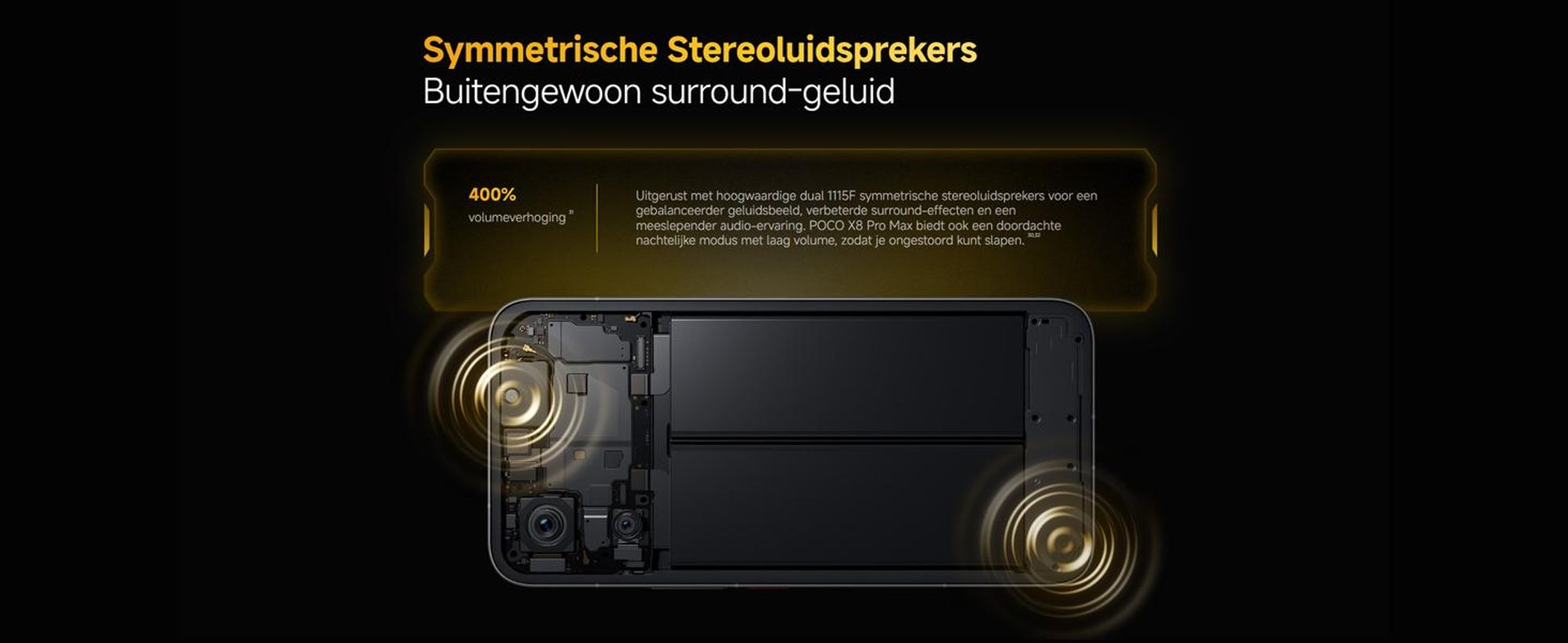 XIAOMI Poco X8 Pro Max 5G Smartphone, 12GB/512GB, 6,83" scherm, 8500mAh batterij, blauw + oplader