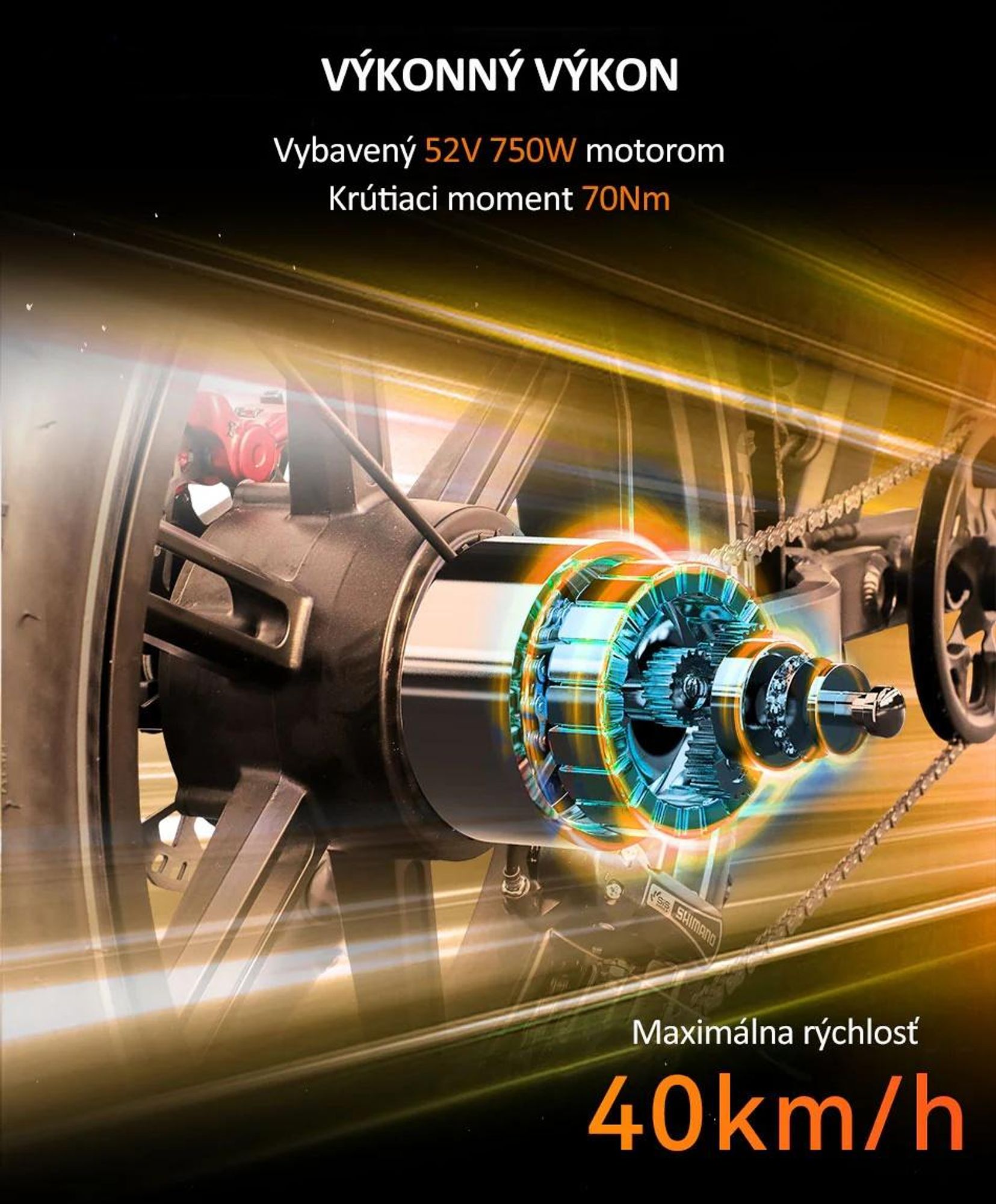 DUOTTS F20 Electric Bike - Batéria 52V 27AH s hydraulickými kotúčovými brzdami - čierna