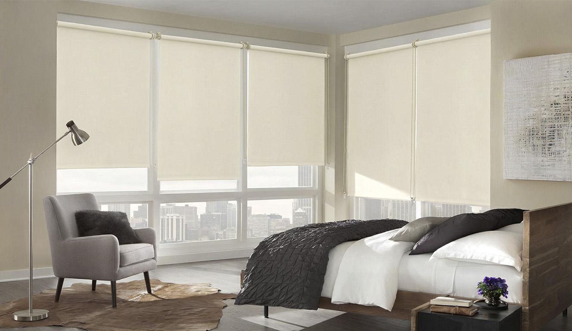 Verdunklungsrollo 50x130cm Beige Thermorollo Fensterrollo Klemmfix ohne Bohren Seitenzugrollo Sonnenschutz Wärmeschutz Blickdicht Rollo