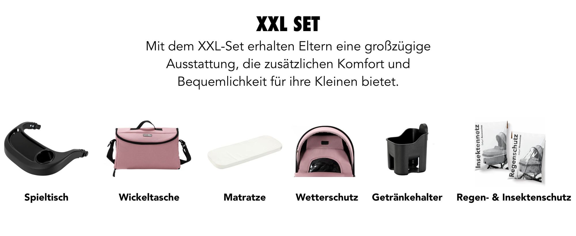 Daliya® FLEXI-PRO M 2in1 Kombikinderwagen & Buggy, Memory-Knöpfe, Großer Einkaufskorb, Leichter Reisekinderwagen, Sportwagen, Kinderwagen