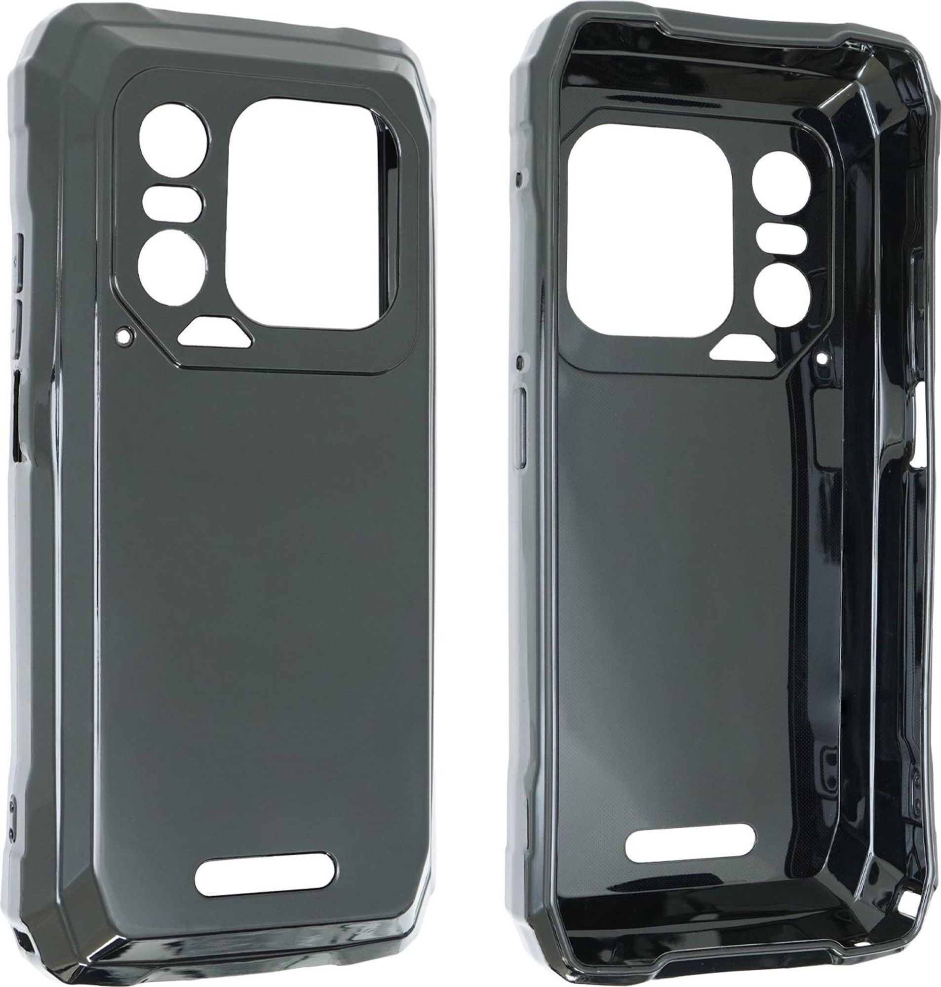 caseroxx Schutz-Hülle TPU-Hülle kompatibel mit Blackview Xplore 1, Gummi Handy Tasche schwarz Bild 1