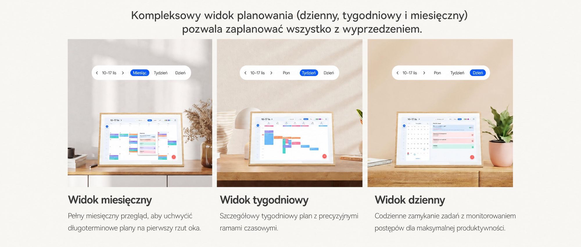 2026 NEU! Blackview NEST 10, cyfrowy kalendarz i ramka na zdjęcia o przekątnej 10,1 cala, z dotykowym ekranem, Wi-Fi, rozdzielczości 1280x800, formacie 16:10, funkcją udostępniania zdjęć, zabezpieczeniem dla dzieci i wzorem imitującym drewno