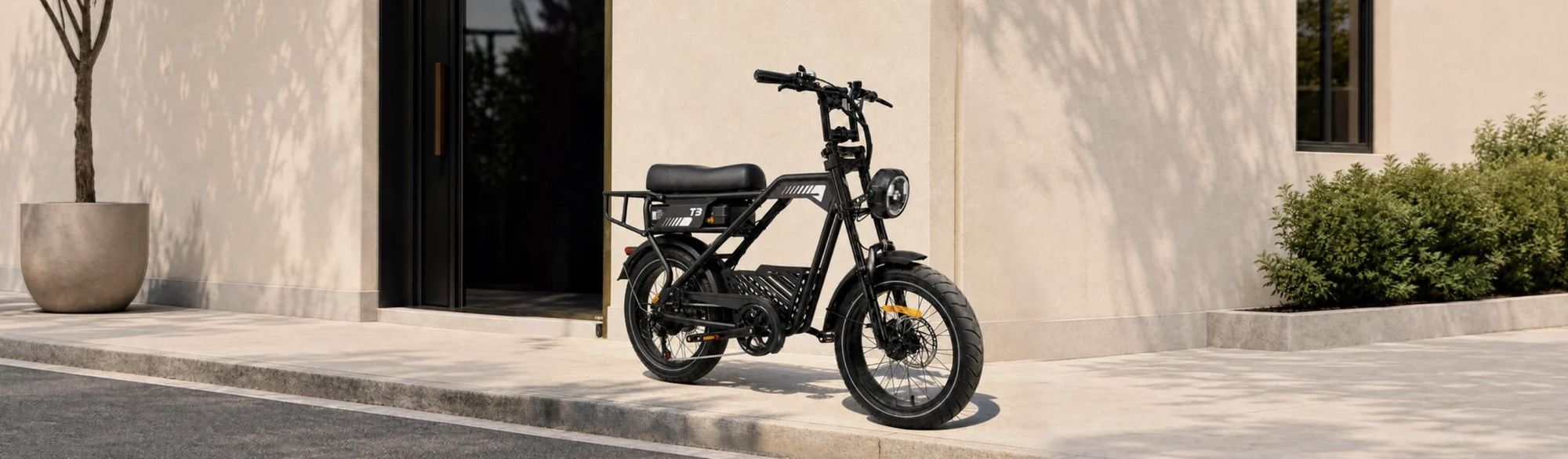T3 E-Bike Fatbike Cityrad 20×4,0" 62 Nm Elektrofahrrad, 873 Wh, 150kg, bis zum 80km, Shimano 7-Gang, Scheibenbremsen, LCD & LED, NFC, Pedelec 25 km/h