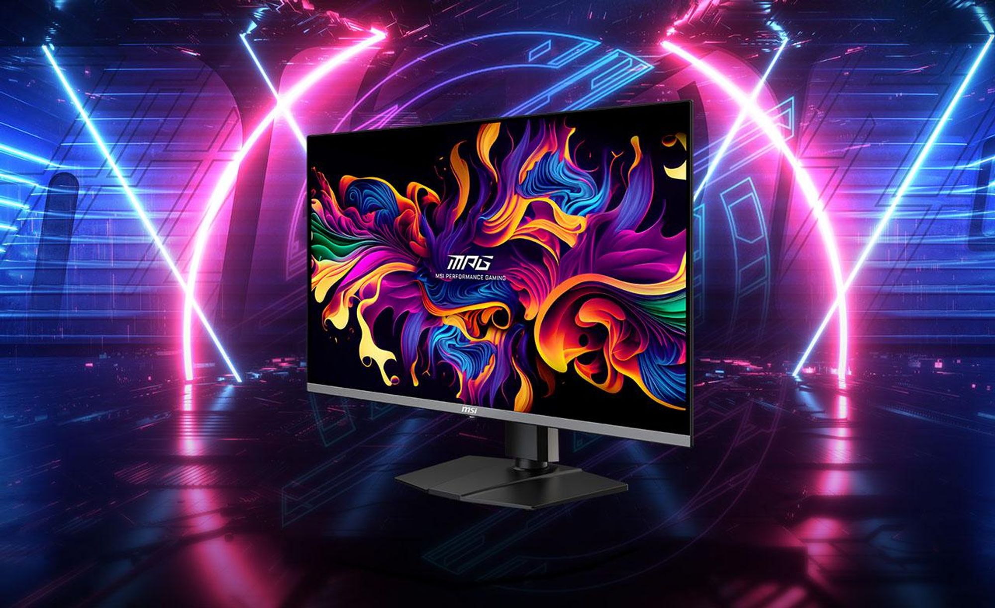 MSI MPG 322URX QD-OLED, 80 cm (31.5"), 3840 x 2160 Pixel, 4K Ultra HD, QD-OLED, 0,03 ms, Schwarz