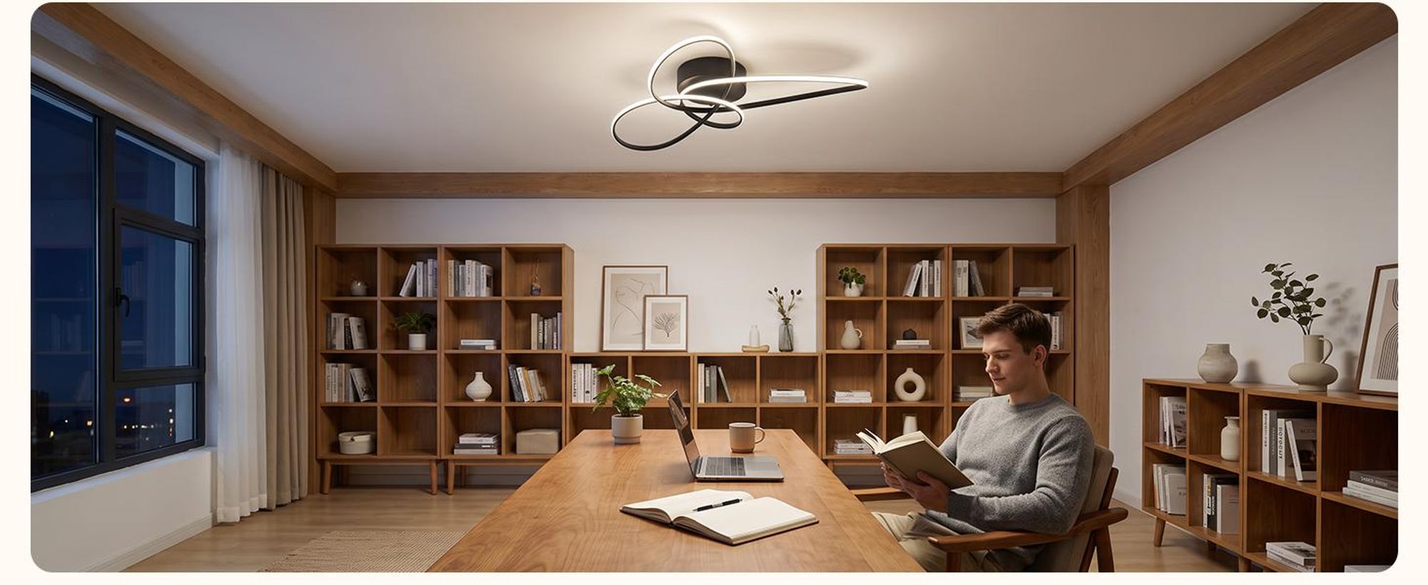 ZMH LED stropné svietidlo 30W čierne stmievateľné s diaľkovým ovládaním moderný kruhový dizajn vnútorné osvetlenie pre obývačku spálne kuchyňu jedáleň