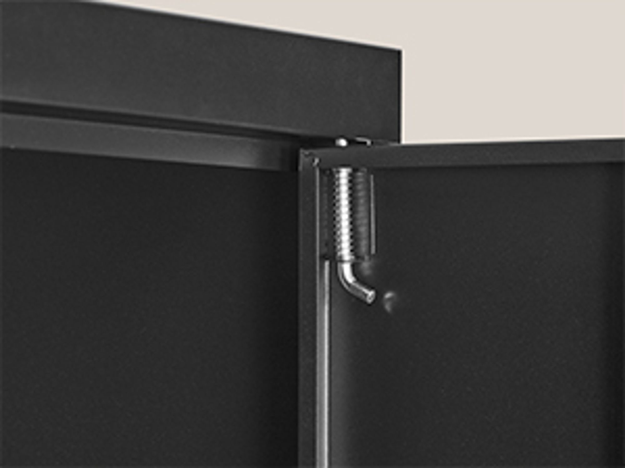 SONGMICS Aktenschrank, Mehrzweckschrank, Büroschrank, 40 x 80 x 180 cm, verstellbare Ablagen