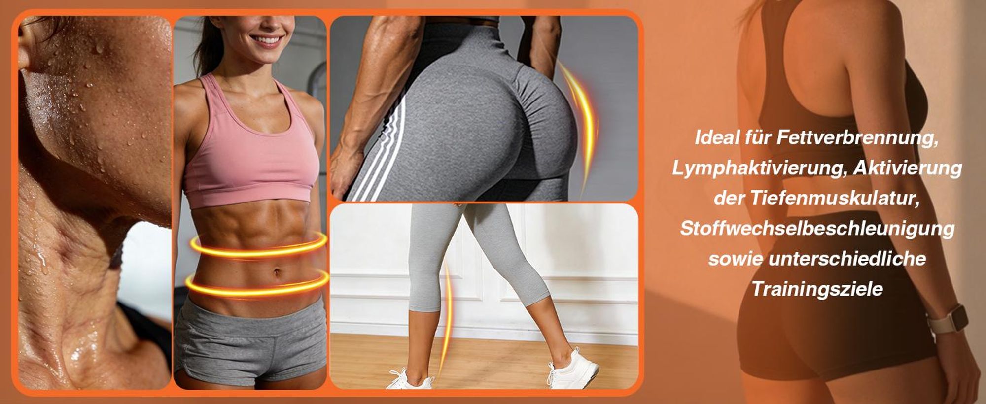 DH FitLife Vibrationsplatte für Zuhause, 0–99 Stufen, 9 Auto-Programme, leise mit Saugnäpfen, Bluetooth Lautsprecher, inkl. Zugbänder, 150kg