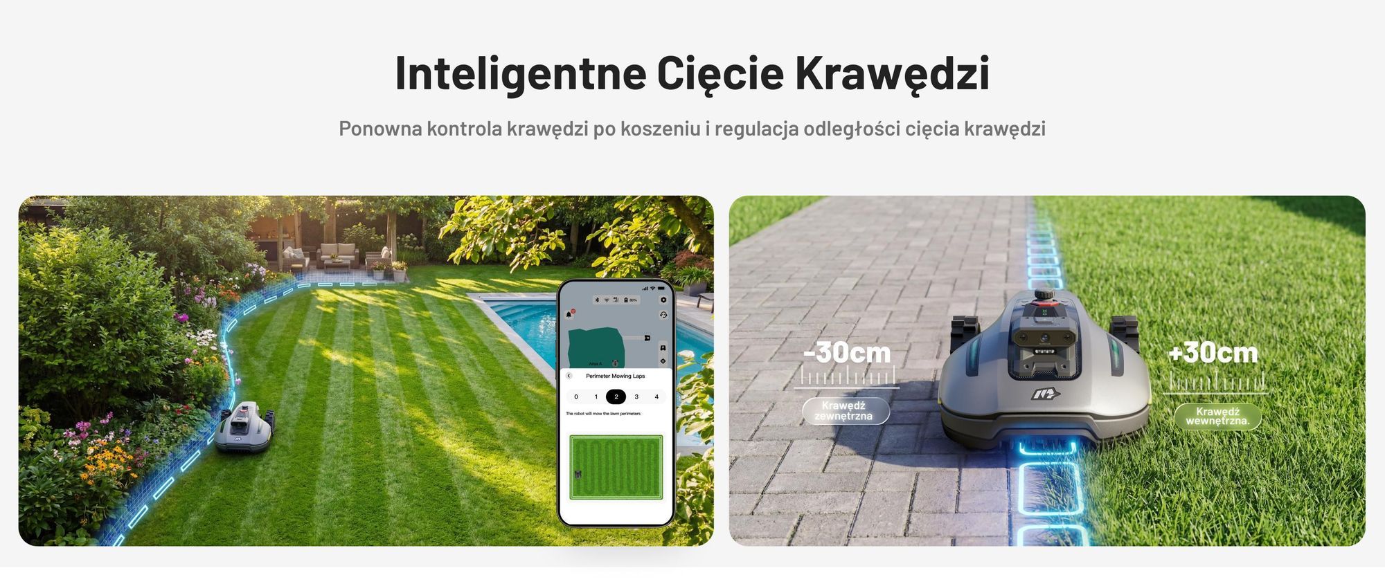 Robotická kosačka Mammotion YUKA Mini 2 800 s garážou a umývacím stojanom, do 800 m², DropMow, auto mapovanie, kosenie okrajov, 4G-Modul, APP