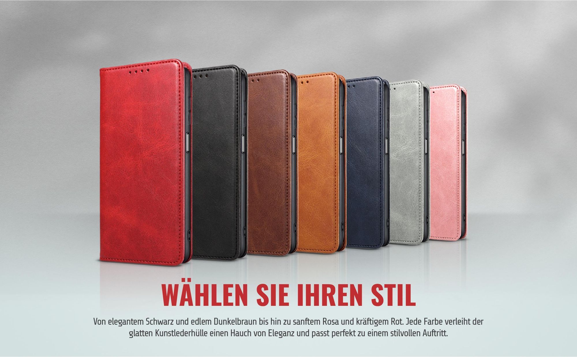 Wallet-Hüllen für das Samsung Galaxy A16 / A16 5G in verschiedenen Farben und elegantem Design