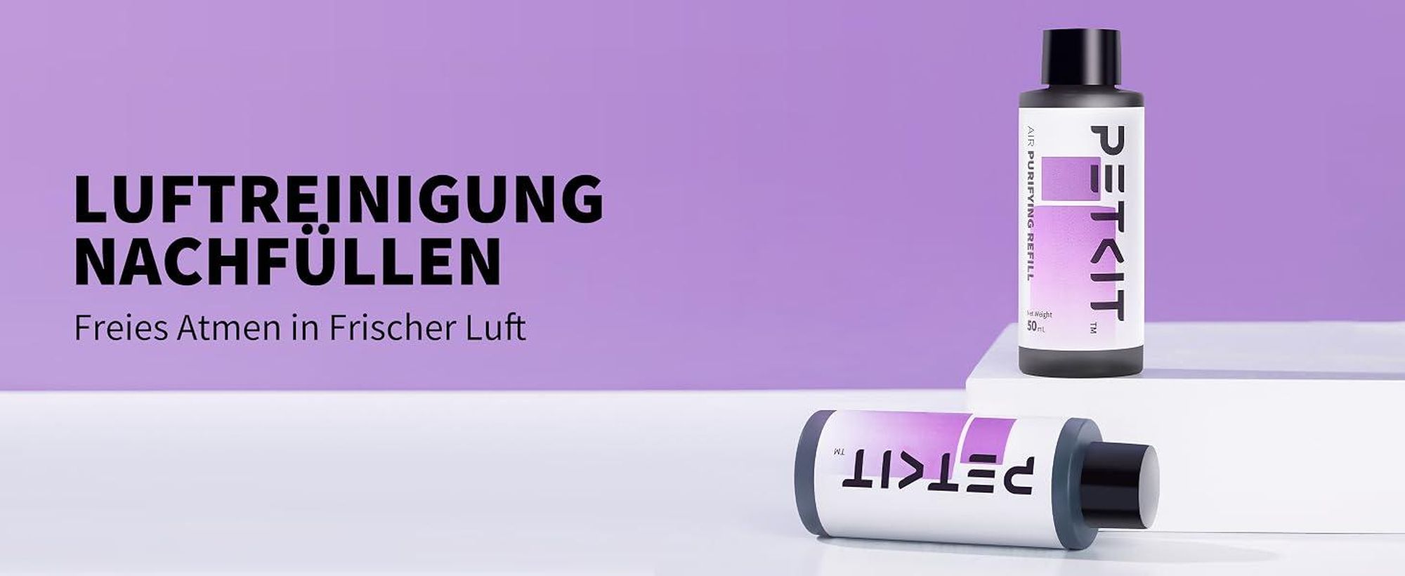 PETKIT Pura X Pura Max 2 Selbstreinigende Katzentoilette Geruchsentferner-Nachfüllflüssigkeit (4 Flaschen)