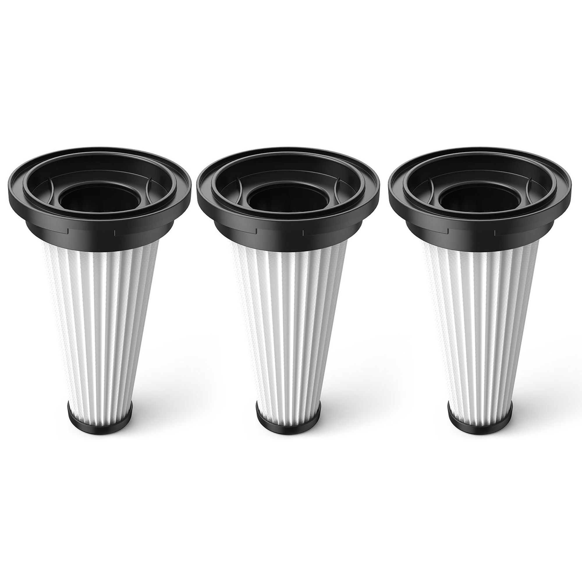 3x HEPA Ersatzfilter für Lubluelu P2 Akku-Staubsauger, Waschbarer Staubfilter, Zubehör