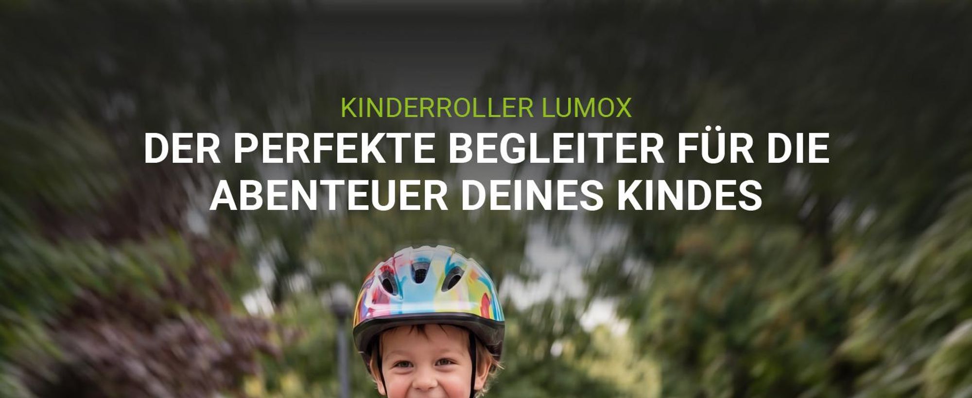 JUSKYS® Kinderroller Lumox - Blau, LED Räder, höhenverstellbarer Kinderscooter