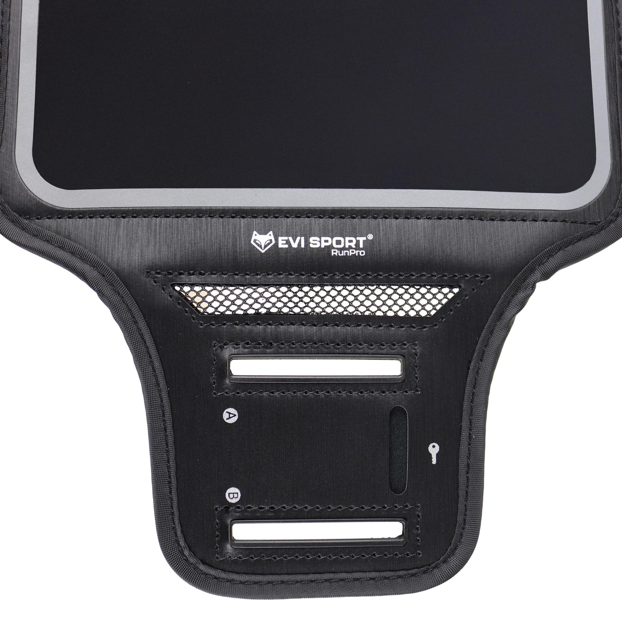 Sportarmband Handy 6,9 Zoll, Laufarmband Wasserabweisend für iPhone & Samsung, Jogging Tasche mit Touch-Funktion & Schlüsselfach, EVI RunPro