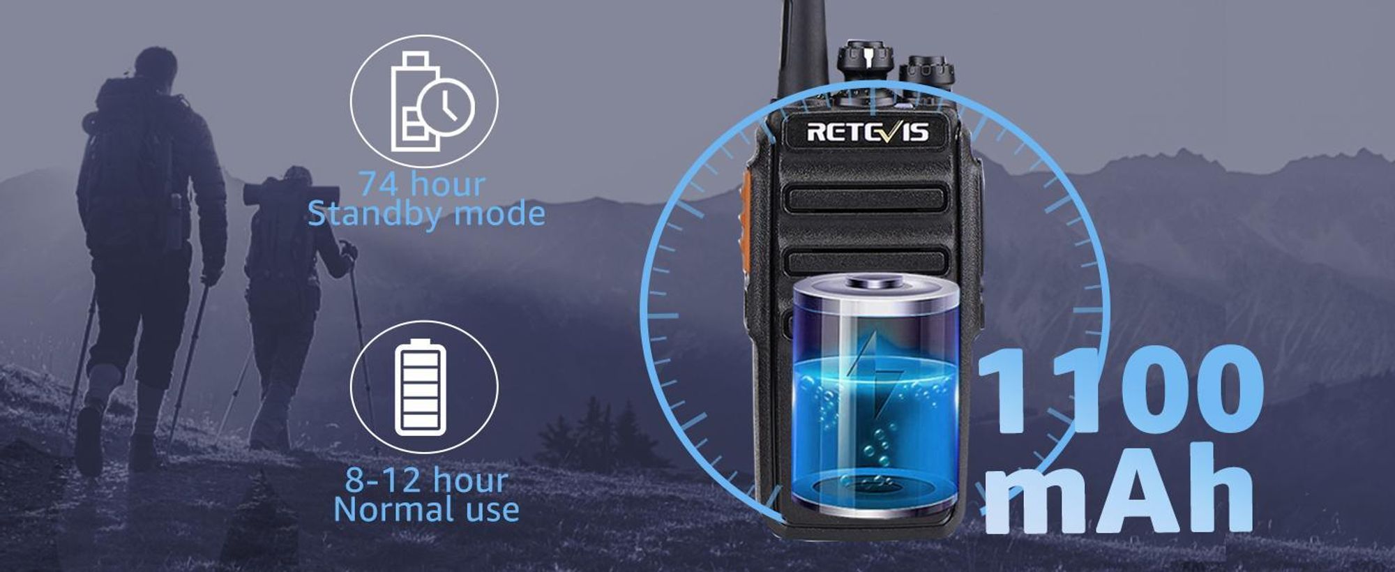 Retevis RT24 Plus Vysílačka, vysílačky PMR446 VOX TOT, vysílačka s náhlavní soupravou (4 kusy, černá), obousměrná vysílačka do školy, ostraha, staveniště, pomoc v nouzi