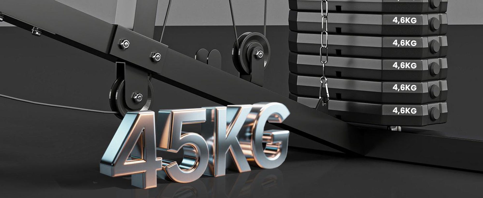 HOMCOM Gym Kraftstation Fitnessstation Multigym inkl. Gewichten Metall Schwarz