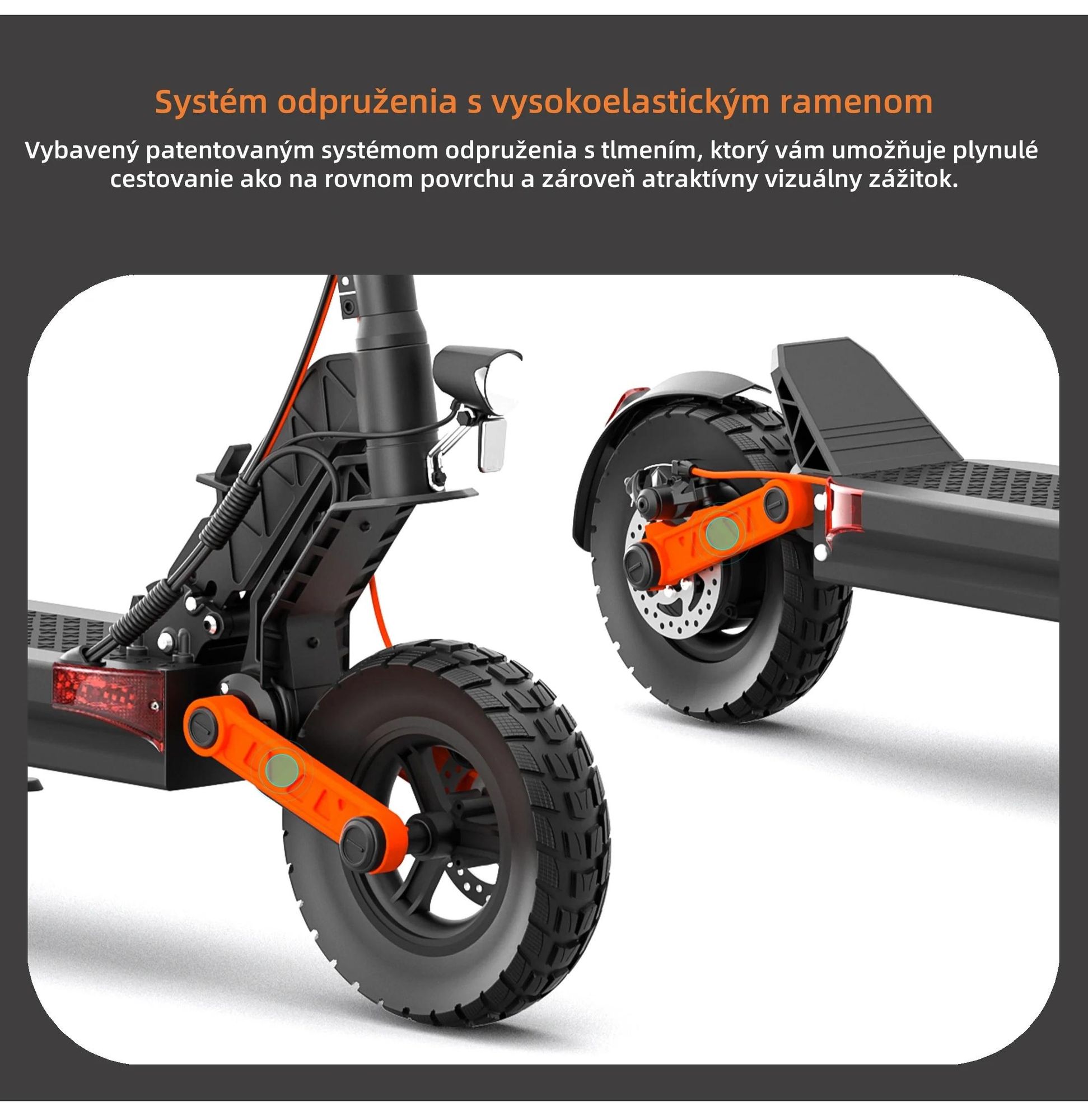 JOYOR S5-Z Skladateľný Elektrický kolobežka - 600W Motor 48V13AH Batéria 10-palcové Pneumatiky Kotúčovými Brzdami - Čierna