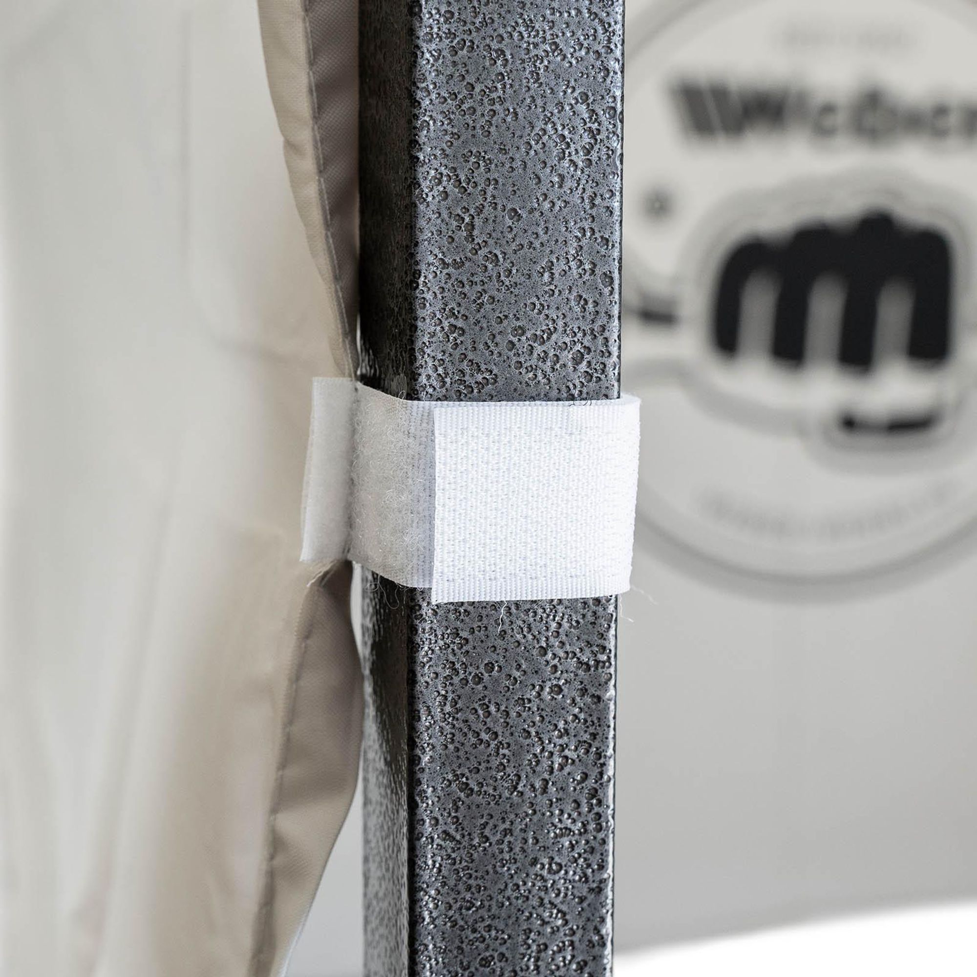 Weber Easy-Up Zelt 3x3 m grau – inkl. 3 Seitenwänden – ideal für jede Jahreszeit