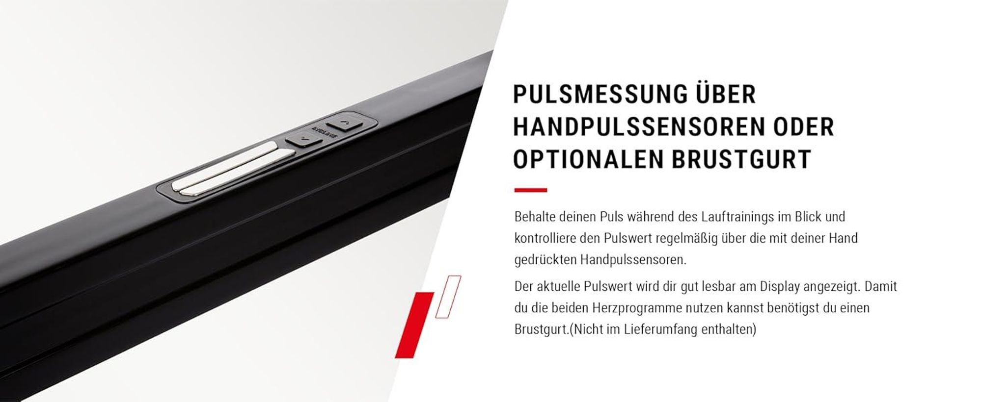 HAMMER Laufband Q. Vadis 3.0, 12 Programme, 5 PS, 18 km/h, Kinomap, Zwift