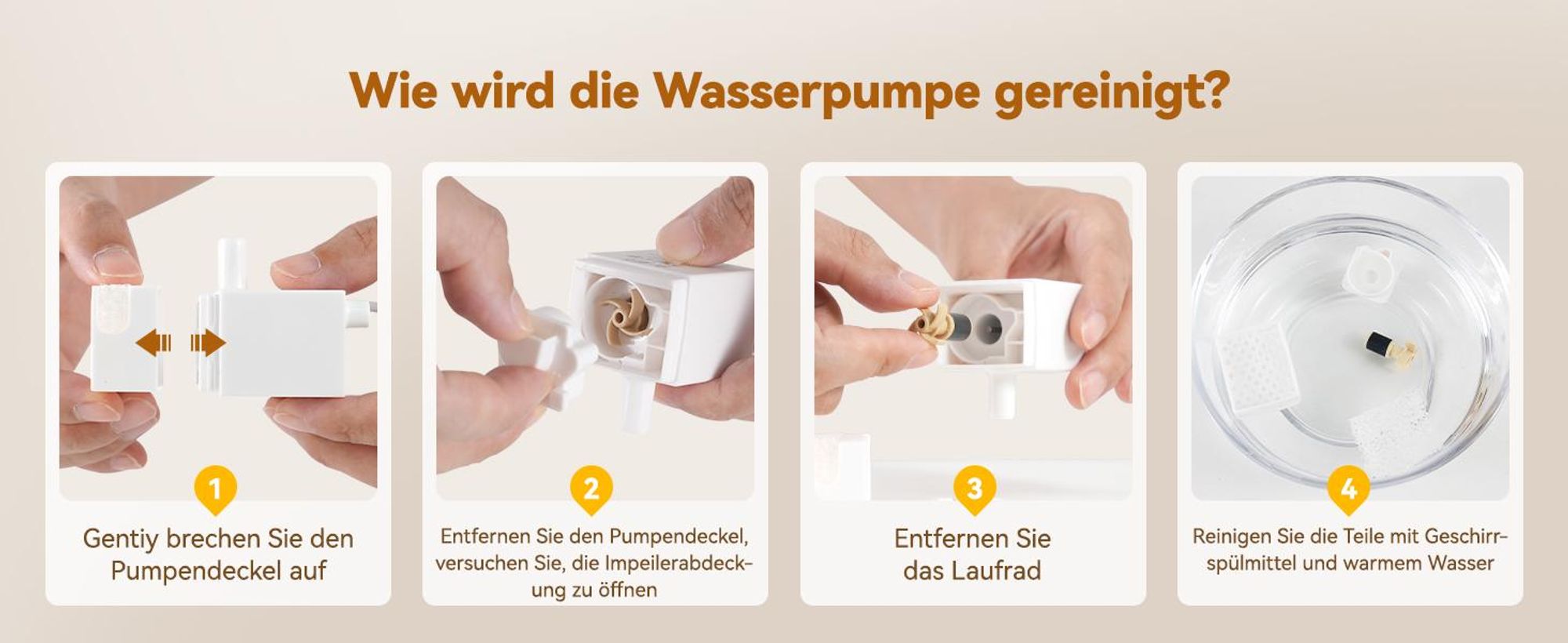 Oneisall – Katzenbrunnen Edelstahl, 2L, Trinkbrunnen für Katzen