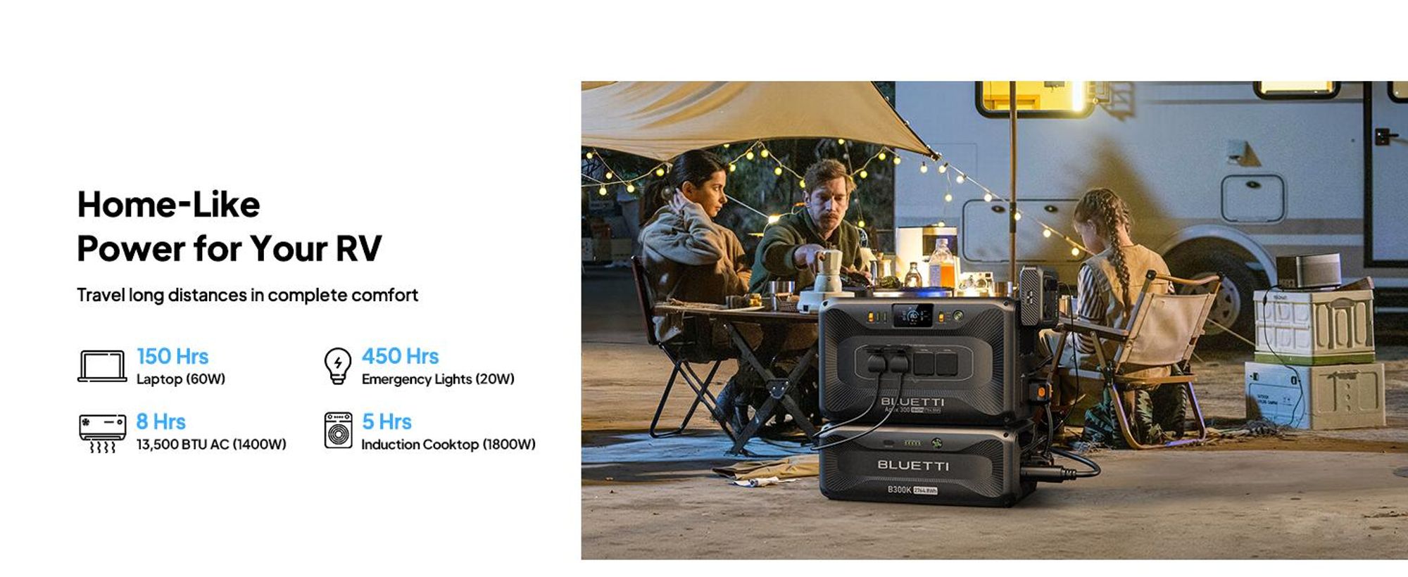 BLUETTI Apex 300: Zonnengenerator met 2764,8 Wh LFP-batterij, reservebatterij met 4 AC-uitgangen van 3840 W, geschikt voor thuisgebruik, campers en noodsituaties
