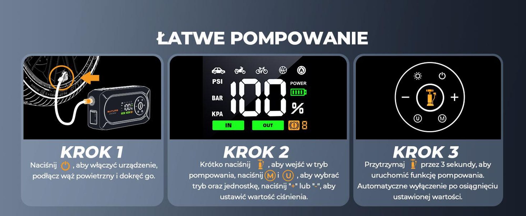 Buture Rozrusznik samochodowy Jump Starter Power Bank, 5000 A, 16800 mAh(do wszystkich silników benzynowych i silników Diesla  10,0L) BC02