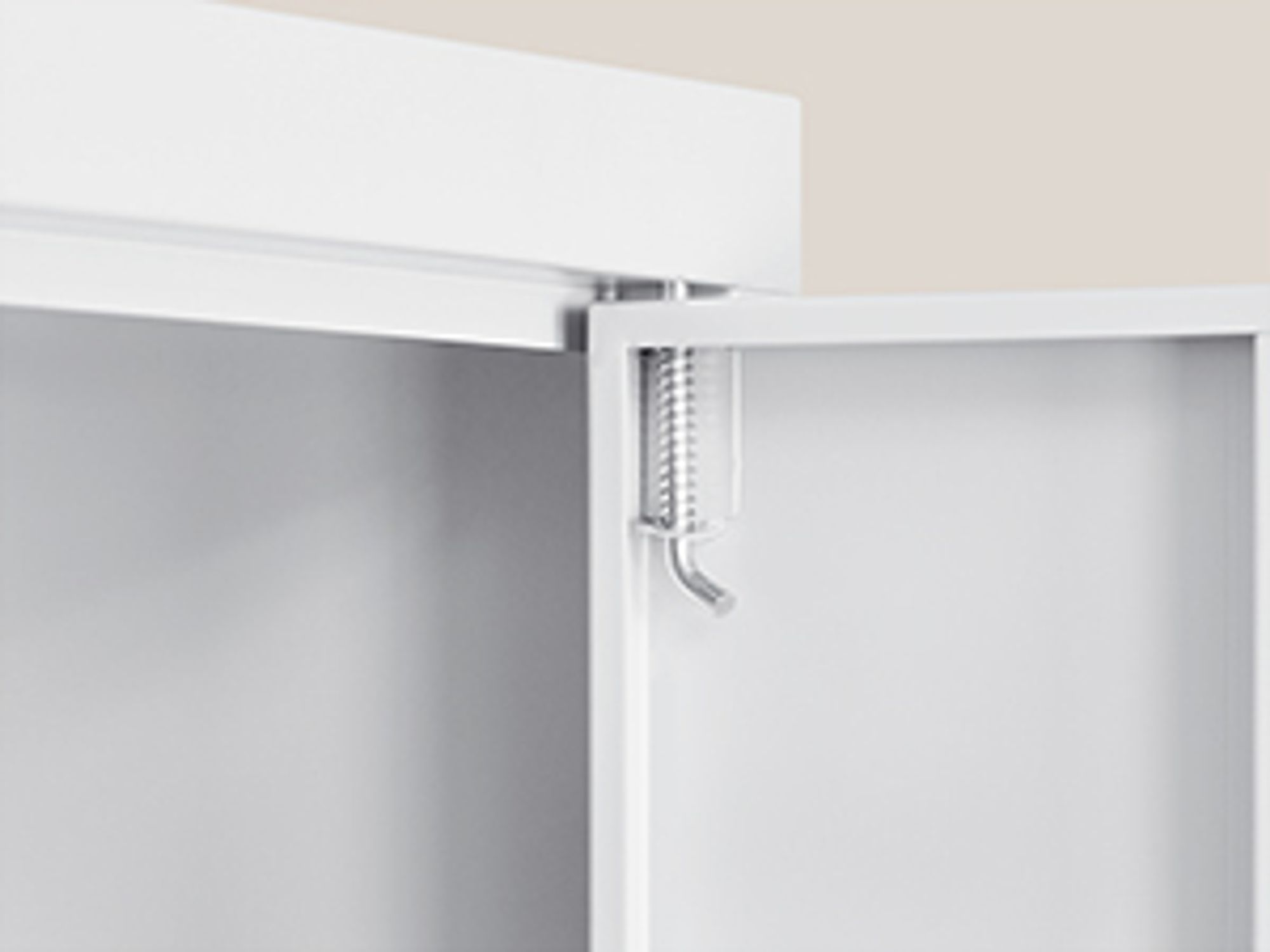 SONGMICS Aktenschrank, Mehrzweckschrank, Büroschrank, 40 x 80 x 180 cm, verstellbare Ablagen
