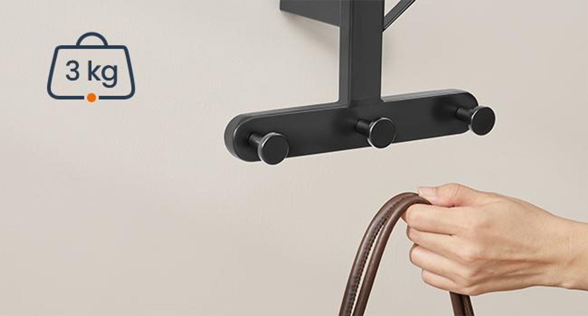 SONGMICS HOME Wandgarderobe 2er Set, Garderobe in Baum-Form, 7 Haken, für Kleidung