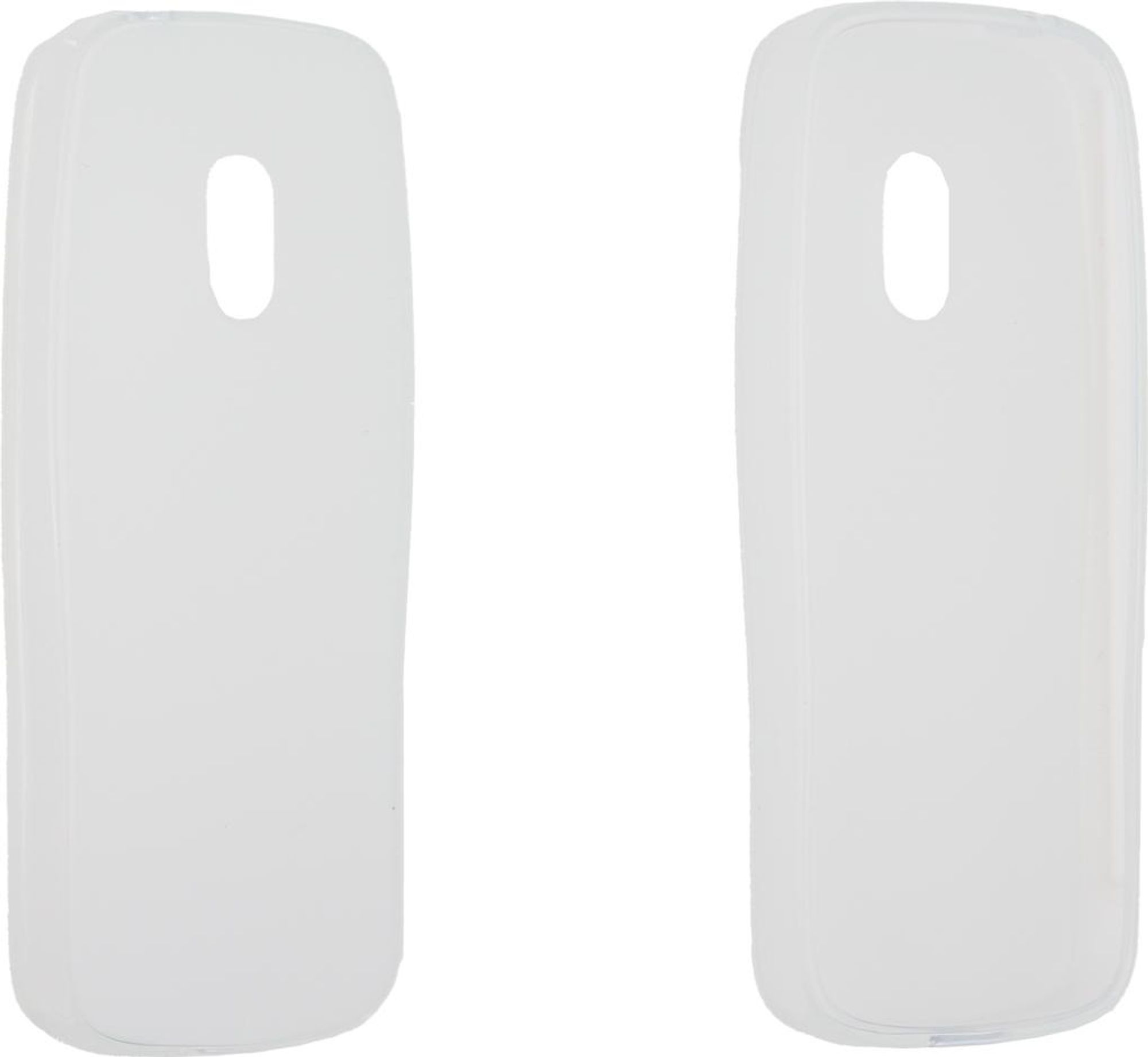caseroxx Schutz-Hülle TPU-Hülle kompatibel mit Nokia 3210 (2024), Gummi Handy Tasche weiß-transparent Bild 1
