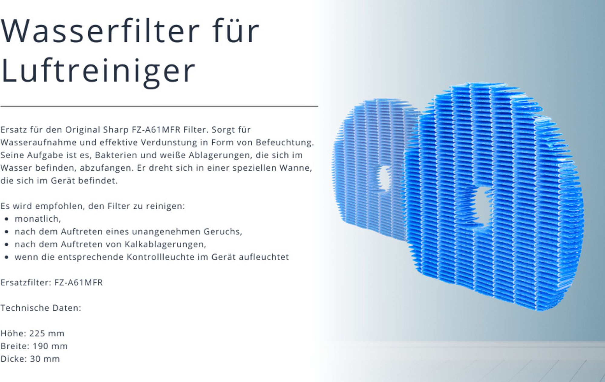 Sillar Filtersatz für Luftreiniger – HEPA + Aktivkohle + Befeuchtungsfilter Ersatzset – kompatibel mit Sharp KC-D40EUW KC-D50EUW