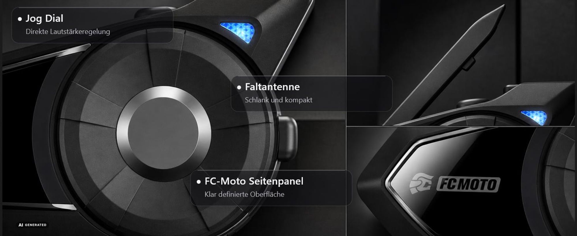 Sistema de comunicación Bluetooth Sena 30K HD, edición para motocicletas, kit individual