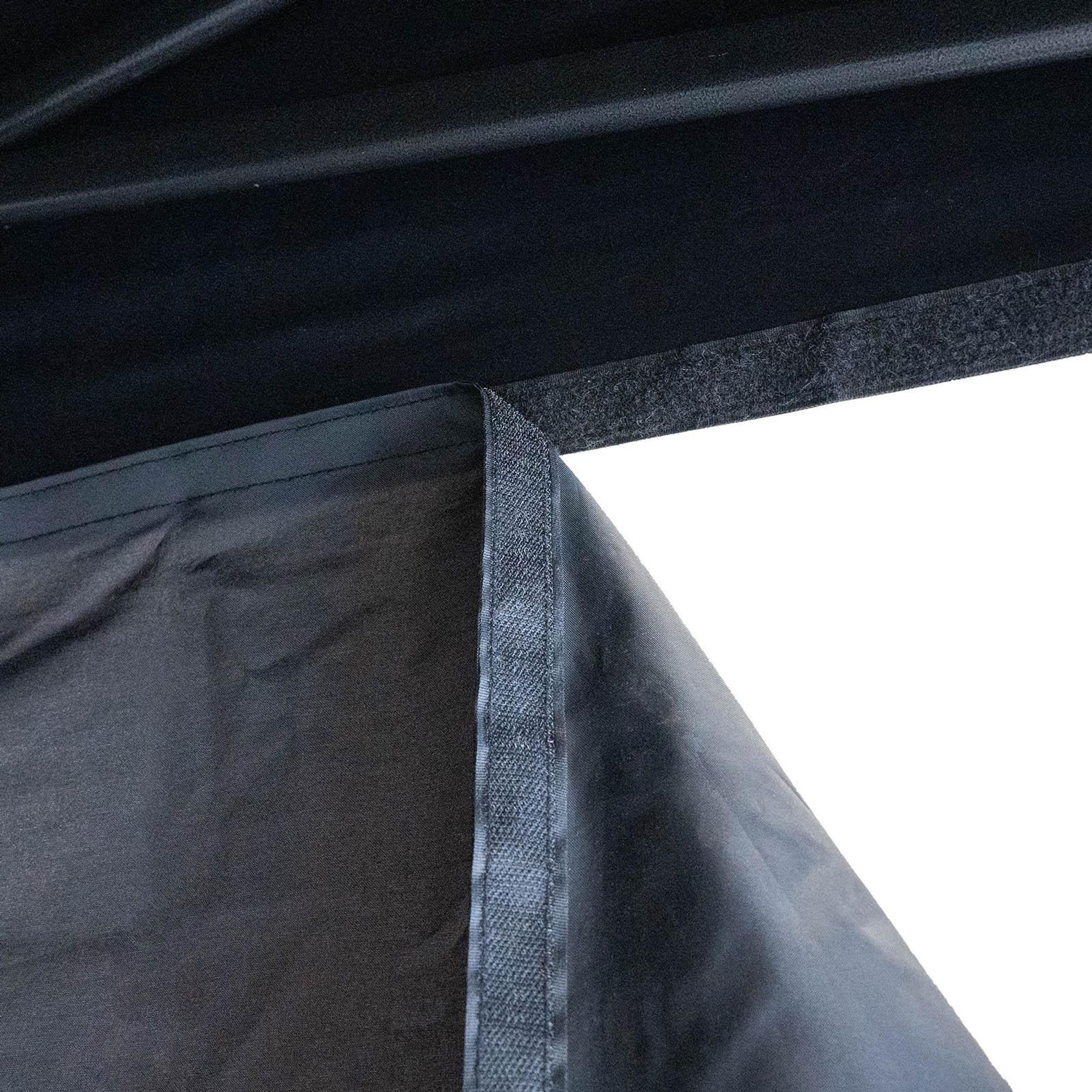 Weber #Werkeholics Easy-Up Zelt 3×3 m – inkl. 3 Einzel-Seitenplanen – wetterfest & schnell aufgebaut