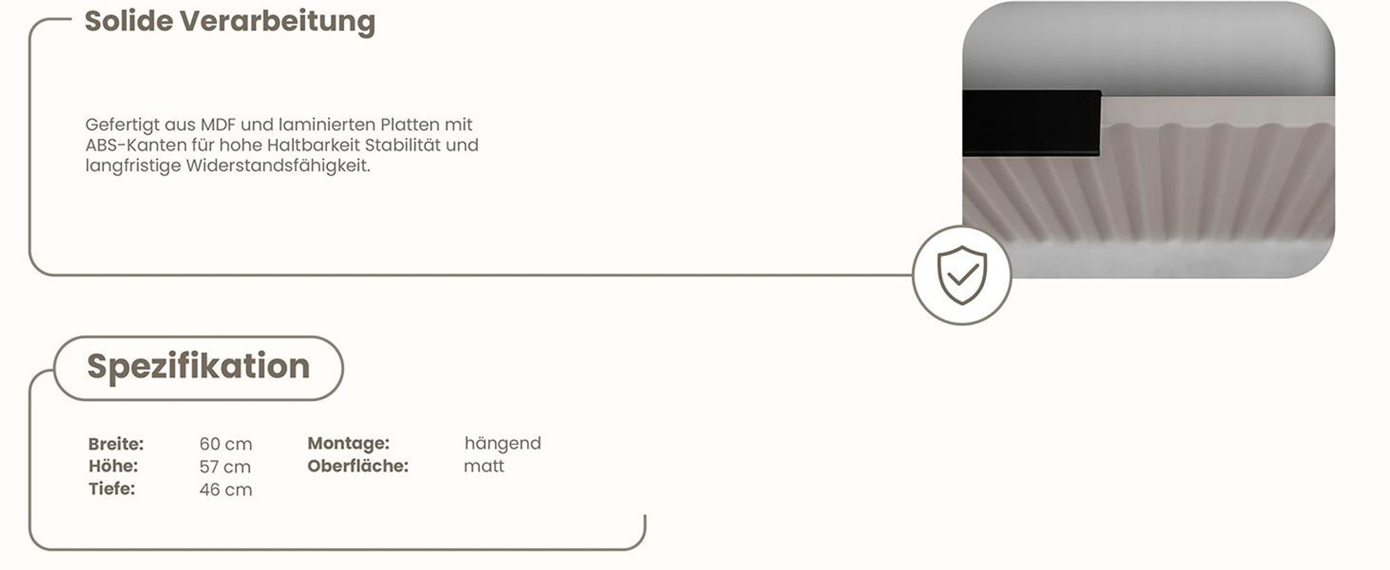 RODAN, Badmöbel, Badschrank, Badezimmermöbel, Badezimmer, MODERN, Waschbeckenunterschrank